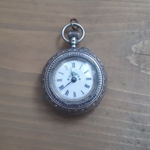 Vintage Silver Pocket Pendant Watch